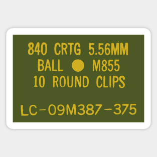 5.56mm Ball Ammo Can Sticker